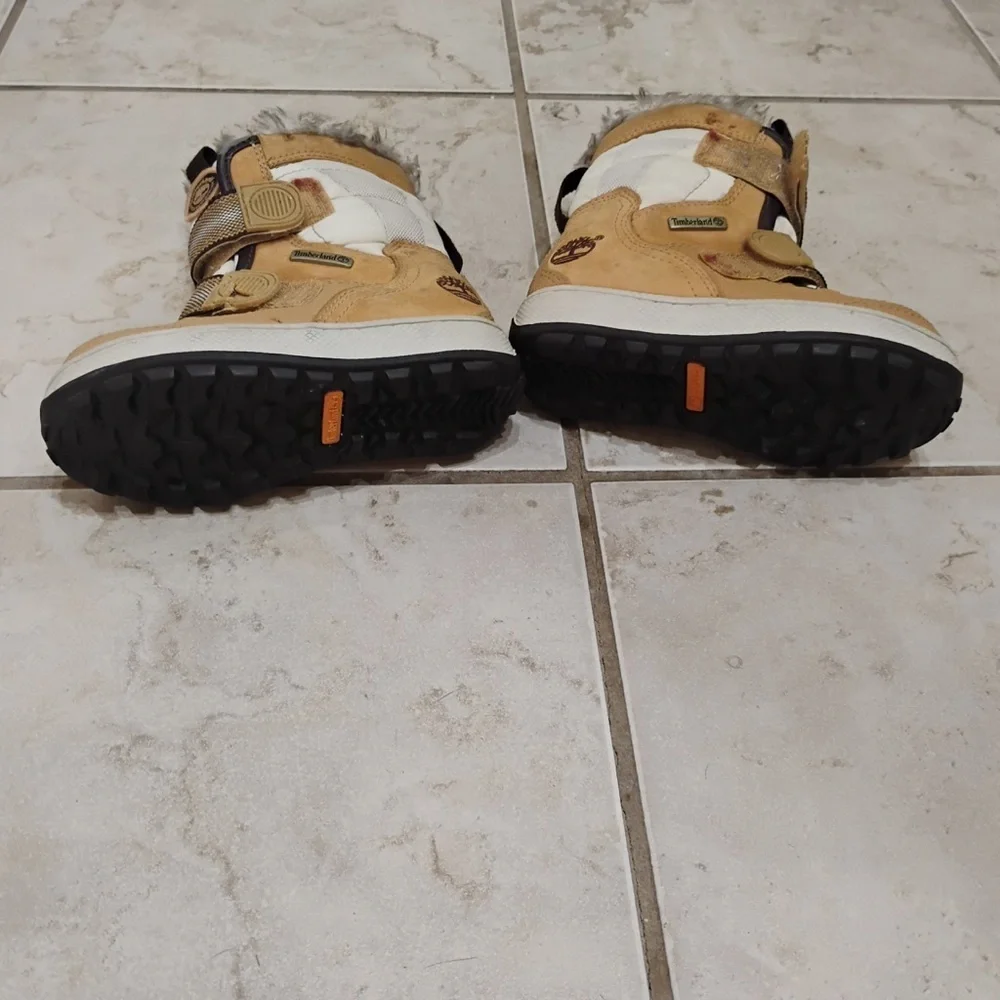 Timberland Kids Winter Boots with Faux Fur Lining Size 8